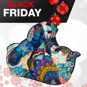 Pandacsalád puzzle Black Friday