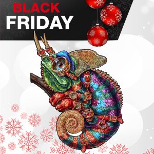 Kaméleon puzzle Black Friday