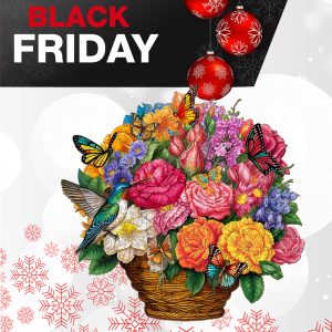 Virágkosár Black Friday fa puzzle